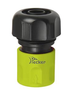 Connecteur d'arrosage de jardin durable pour tuyaux de 5/8-3/4" (16-19mm) Adaptateur d'irrigation de jardin PECKER PC-W04.24039 - Product Image 1
