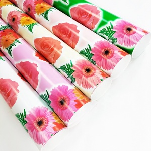 ม้วนกระดาษห่อของขวัญลายดอกไม้สำหรับเด็กวันเกิดพิมพ์ลายดอกไม้แบบกำหนดเองได้หรูหราผลิตจากโรงงาน - Product Image 1