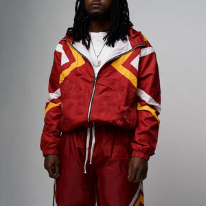 Custom 2 Pieces Windbreaker Sets Custom Lightweight Workout Men's <b>Jacket</b> Sports Windbreaker Sets Windbreaker <b>Jackets</b> Set - Product Image 4