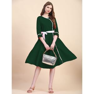 DISEÑADOR ALGODÓN SIMPLE UNA PIEZA VERDE - Product Image 1