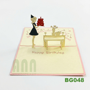 3D Pop-Up Vietnam <b>Handmade</b> Traditional Greeting Card Birthdays Valentine's Day New Year Party <b>Paper</b> Souvenir Greeting Cards - Product Image 2