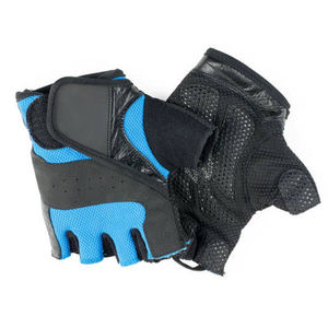 Women's & Men's Half-<b>Finger</b> Leather Cycling Gloves with Gel Padding Eco-Friendly All-Season OEM Mountain <b>Bike</b> Gloves - Product Image 5