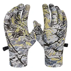 2024 nuevo estilo buena calidad mejor precio camuflaje guantes de caza hombres mujeres venta al por mayor logotipo personalizado guantes de caza