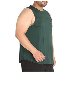 Débardeur noir pour homme, coupe ajustée, en coton confortable, de haute qualité, couleur unie, design personnalisé, pour la musculation et le sport - Product Image 2