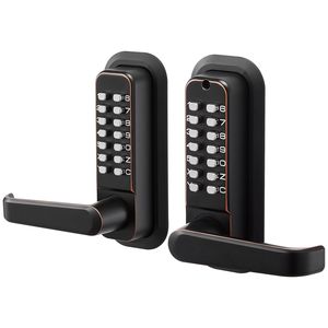 Serratura Meccanica per Porta con Codice 2.0, Tastierino a Combinazione con Pulsante, Codice a 4-7 Cifre, Doppio Lato per Ingresso e Uscita - Product Image 1