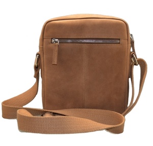 Sac bandoulière élégant et exclusif pour homme en cuir véritable, petit format, durable, avec logo personnalisé, élégant, OEM, de créateur - Product Image 3