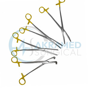 Pinzas Zeppeline de Alta Calidad, Pinzas de Acero Inoxidable para Histerectomía, Instrumento Quirúrgico de Obstetricia y Ginecología con Certificación CE - Product Image 3