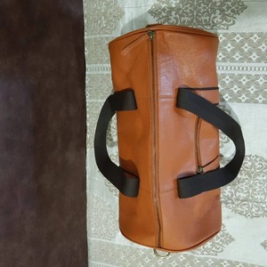 กระเป๋าหนังแท้แบบดัฟเฟิล กระเป๋าเดินทางวินเทจสำหรับวันหยุดสุดสัปดาห์  สำหรับผู้ชายและผู้หญิง  ความจุขนาดใหญ่ น้ำหนักเบา พกพาสะดวก  กระเป๋าเดินทางจากโรงงานโดยตรง - Product Image 5