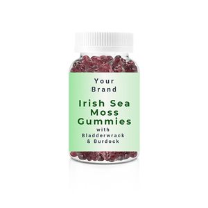 Exclusive Sale on Top Quality Adult Herbal Supplements Irish Sea Moss <b>Gummies</b> with Bladderwrack Burdock Antioxidant for Sale - Product Image 1