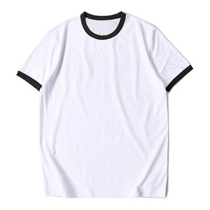 <b>Men's</b> Ringer Tee Crewneck Athletic T Shirts Short Sleeve Sport Shirt for <b>Men</b> Lightweight Cotton Casual Summer Gym Workout Trendy - Product Image 1