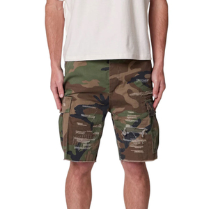Shorts cargo d'été Glory Custom pour hommes grandes tailles, style décontracté, motif uni, avec poches vintage, coupe ample en jean, vente en gros - Product Image 2