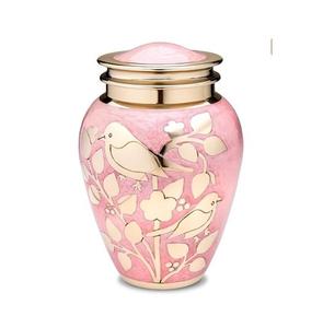 Urnas de metal pulido para cenizas funerarias humanas que brindan un recuerdo elegante con calidad duradera. - Product Image 5