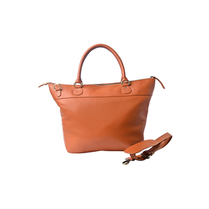 Sac fourre-tout en cuir véritable pour femme, grande capacité, sac à bandoulière, sac à main à poignée supérieure, texture grainée, sangle amovible, fermeture éclair, plage - Product Image 5