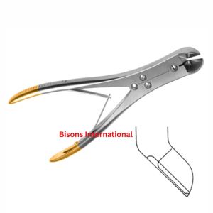 คีมตัดลวดออร์โธปิดิกส์แบบแมนนวล BISONS ขนาด 12 ซม. ผลิตจากสแตนเลสสตีล สำหรับการผ่าตัด ได้รับการรับรองมาตรฐาน CE - Product Image 3