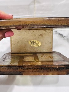 Porte-serviettes de luxe en bois et résine, décoration de table artisanale, élégant support à mouchoirs pour hôtel, restaurant, table à manger - Product Image 4
