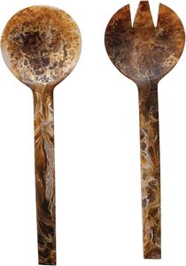 Ensemble de couverts de table en résine pour la maison et la cuisine, 100% qualité supérieure, pour mariage et réceptions, cuillères à salade, prix abordable - Product Image 6