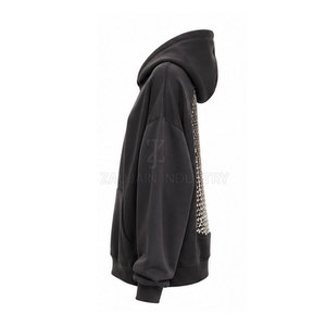 High Quality Women <b>Rhinestone</b> Backless Hoodie Soft Fleece Women <b>Rhinestone</b> Backless Hoodie Everyday Women <b>Rhinestone</b> <b>Hoodies</b> - Product Image 3
