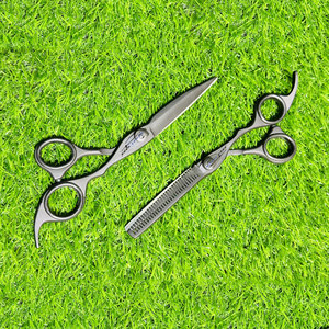 Stainless Steel <b>Barber</b> Scissors <b>Set</b> Premium Thinning Shears & Straight Hair Cutting Scissors Precision Styling <b>Barber</b> Scissors - Product Image 4