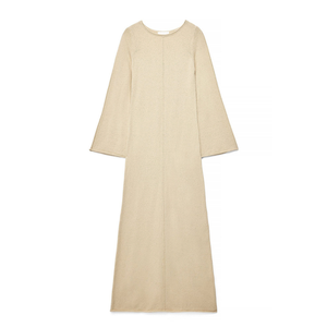 เดรสยาวผู้หญิงแบบไม่มีแขน พรีเมียม สีพื้น ทรงปกติ สวมใส่สบาย ผ้าทอ 100% คอตตอนผสมสแปนเด็กซ์ กันยับ ระบายอากาศได้ดี รับผลิตแบบ OEM ODM - Product Image 2