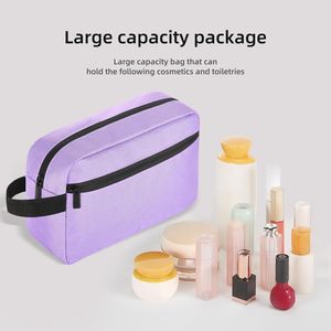 Bolsa de Aseo Cosmética Colgante Morada, Accesorios de Viaje para Mujeres y Hombres - Product Image 3