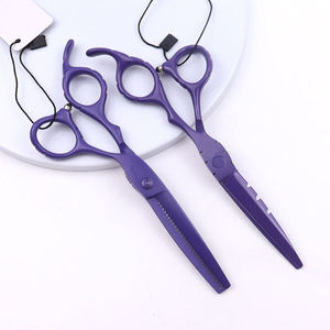 Kit de ciseaux de barbier professionnels de sécurité en acier inoxydable, design pour droitiers - ANAAIF - Product Image 4
