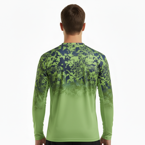 Camisa de Pesca con Logotipo Personalizado para Hombre, Manga Larga, Secado Rápido, Transpirable, Protección Solar, Poliéster, Ropa para Exteriores - Product Image 2