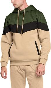 Survêtement de sport pour homme Superior International, 2 pièces, coupe-vent, séchage rapide, respirant, polyester/coton, style streetwear, couleur contrastée, sweat à capuche - Product Image 3