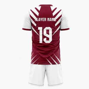 Tenue de handball personnalisée pour hommes avec logo sur mesure, ensemble maillot et short de sport d'équipe, maillot de football à manches courtes et short - Product Image 6