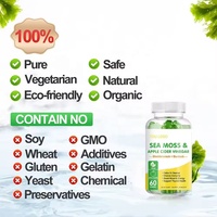 Gomitas Veganas de Musgo Marino de Marca Privada para el Apoyo Inmunológico, Musgo Irlandés con Alga Marina y Raíz de Bardana, Suplemento Herbal Sin OMG