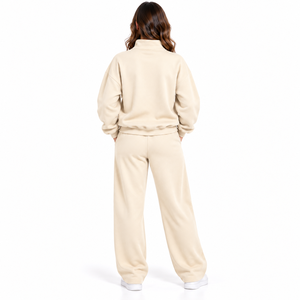 Unisex 2-Piece Tracksuit Set Full Sleeve Hooded <b>Jacket</b> Jogger Pants 100% Cotton Fleece Breathable Lightweight Winter Running - Product Image 2