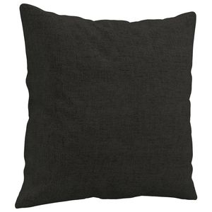Ensemble de canapés en tissu noir 100% polyester avec structure en contreplaqué métallique, meubles de salon - Product Image 6