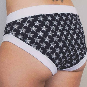 Braguitas de Algodón de Alta Calidad para Mujer, Ropa Interior Sexy de Encaje, Braguita de Bikini Transpirable de Punto, Logotipo Personalizado, Cómodas para Uso Diario - Product Image 5