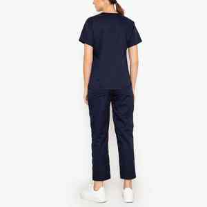 Tenue Médicale / Ensemble Blouse et Pantalon d'Infirmière / Uniforme Hospitalier Respirant et à Séchage Rapide pour Médecins, Tailles Fortes, avec Service OEM - Product Image 4