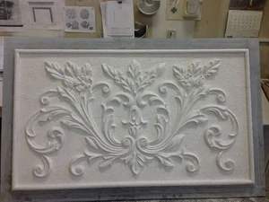 Panneaux muraux décoratifs en marbre sculpté - Panneaux muraux extérieurs modernes hautement polis, design découpé CNC - Product Image 3