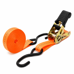 Correa de Amarre de Poliéster Premium de 25 mm con Ganchos en S, 5 m, 800 kg, Fabricación Personalizada OEM, Directo de Fábrica - Product Image 1