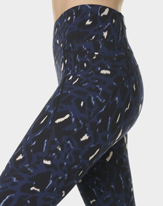 Leggings de Cintura Alta con Estampado de Leopardo, Transpirables, de Punto, Spandex y Poliéster, Talla Grande, Pantalones Casuales de Verano para Mujer - Product Image 3