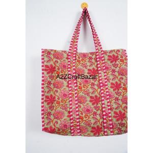 Sac fourre-tout en coton rayé vintage de luxe haut de gamme pour femme avec longue anse, idéal pour les voyages d'été, la plage, les courses et le rangement - Product Image 3