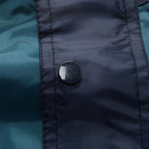 Men Waterproof <b>Rain</b> Suit Hooded Color Blocked Parka <b>Jacket</b> and Pants with Pockets Regular Fit Outdoor Wear - Product Image 6