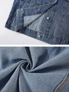 Veste en jean vintage pour homme, décontractée, mode printemps-automne, streetwear, confortable, coupe oversize, vêtement d'extérieur pour homme - Product Image 4