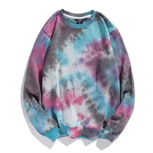 Sudadera Oversize de Mujer con Cuello Redondo y Estampado Tie-Dye, Ajuste Regular, Manga Larga, Tejido de Algodón, Ideal para Otoño - Product Image 4