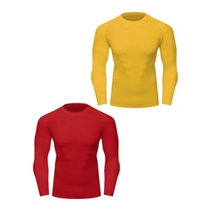 Men Full Sleeve Rash Guard Long Sleeve <b>Compression</b> <b>Shirt</b> Quick Dry Spandex Polyester White <b>Black</b> Gray Maroon Adult Size OEM ODM - Product Image 3