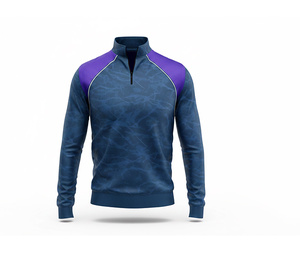 Soft Polyester Quarter Zip <b>Jacket</b> Manufacturer <b>Men</b> Women Youth Sportswear Quick Dry Team <b>Pullover</b> - Product Image 6