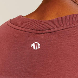 Camiseta de Fútbol Americano Oversize con Cuello en V para Hombre 2026, Mezcla de Algodón Lavado, Color Granate, Ropa Deportiva, Impresión de Número Personalizado, Marca Privada OEM - Product Image 5