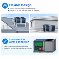 Sistema HVAC Comercial Midea, Aire Acondicionado de Techo, Unidad de Aire Acondicionado Solo Frío, R410A 7.5-30RT