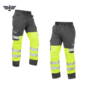 กางเกงทำงานสะท้อนแสงแบบมองเห็นได้ชัดเจน EMPIRE TREND WEARS กางเกงคาร์โก้แบบ Hi-Vis สำหรับงานอุตสาหกรรมและก่อสร้าง - Product Image 1