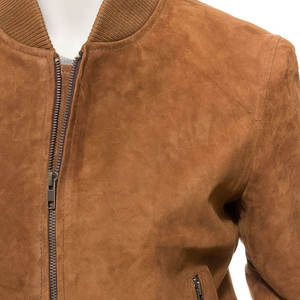 Chaqueta de Cuero Genuino para Mujer, Satinada, de Alta Calidad, Transpirable, Impermeable, Resistente al Viento, Lisa, con Cierre de Cremallera, para Invierno - Product Image 5