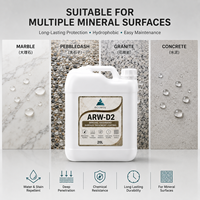 ECOWAY ARW-D2 Revêtement Liquide Absorbant Minéral Pénétrant Haute Couverture 60 m²/L Spray pour Granit 20L en Vrac