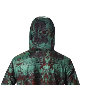 Fabricant de chemises de pêche à capuche OEM avec logo personnalisé, 100% microfleece polyvalent, imperméable, respirant, UPF 50 - Product Image 3