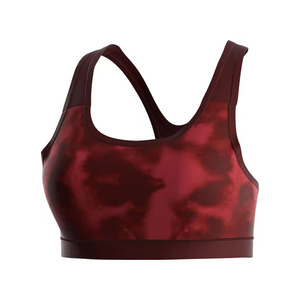เสื้อชั้นในกีฬาผู้หญิงไซส์ใหญ่แบบ OEM สกรีนโลโก้ได้ คุณภาพสูง ระบายอากาศดี คอรูปตัวยู สายไขว้หลัง เหมาะสำหรับโยคะและวิ่งออกกำลังกาย - Product Image 5