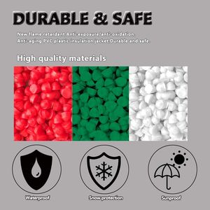 Cavo di Prolunga in Rame Stagnato 22AWG da 30M (100ft) con Connettore a 3 Pin e Filo Intrecciato a 3 Colori per Strisce LED WS281 - Product Image 4